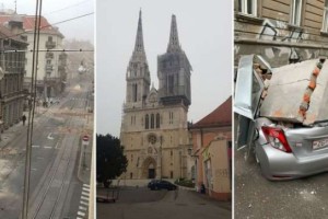 AVDIO:  Močan potres, ki je stresel Zagreb, nekaj škode povzročil tudi pri nas