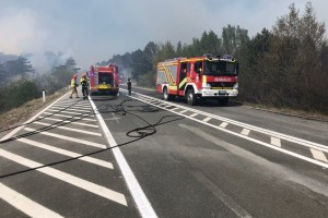 Pri požaru nad Kraškim robom na delu požigalec?