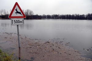 Vipava in Ljubljanica se že razlivata, bregove lahko prestopijo tudi drugi vodotoki