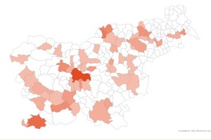 Nove okužbe po občinah: največ v Ljubljani, kar štiri v Črenšovcih