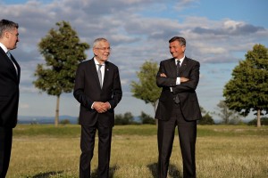 Pahor, Van der Bellen in Milanović na Dunaju o Evropi v času pandemije covid-19 in po njej