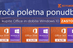 Vroča poletna ponudba: kupite Office in dobite Windows 10 zastonj!