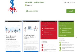 Mobilna aplikacija #OstaniZdrav že dostopna za androidne naprave