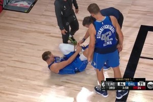 Dallas v šoku: Luka Dončić si je poškodoval gleženj (VIDEO)