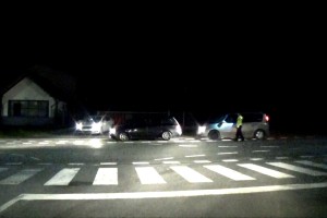 VIDEO&FOTO: Kontrola prometa v Novem mestu v času policijske ure