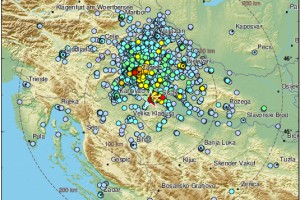 Tudi tretji potres pri Petrinji čutili po Sloveniji