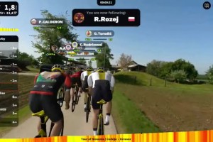 Uspešen začetek prve virtualne kolesarske dirke Po Sloveniji