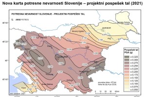 To je nova potresna karta Slovenije: preverite, kako se lahko strese pri vas doma