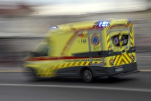 Smrt v Poljčanah: avto trčil v 34-letnega motorista
