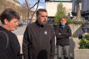 Besnenje anticepilcev: »Morilka!« je Mož Anice Bidar kričal na Reporterjevo novinarko