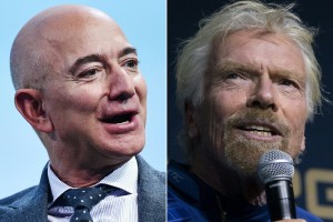 Branson in Bezos v tekmi za vesolje