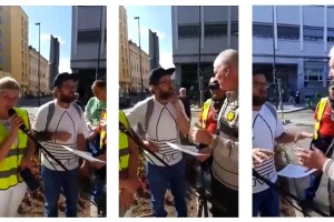 Razkurjeni Sadež proti Ladislavu Trohi in njegovim anticepilcem: Budale, motite ljudi, p***a nič ne delate! (VIDEO)