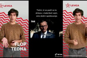 "Flop tedna": kako Mesec in Šarec lovita mlade na TikToku