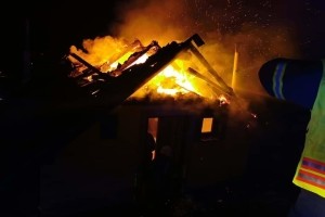 Pogorela hiša, ena oseba umrla