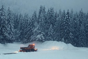 Slovenijo je ponoči zasnežilo do nižin