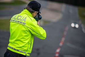 Policisti z maratonom merjenja hitrosti
