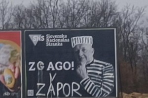 Nekdo si je pošteno privoščil Jelinčiča! Oblekel ga je v restantska oblačila in ime Zmago spremenil v Zgago