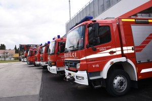 Požar v Trebnjem, prometna nesreča v Brežicah