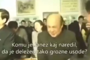 Kakšen šok: v Severni Koreji točijo solze zaradi poraza Janeza Janše (VIDEO)