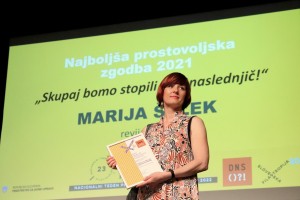 Marija Šelek, novinarka Jane, je napisala najboljšo prostovoljsko zgodbo leta 2021