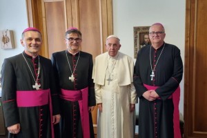 Slovenski škofi s papežem Frančiškom o spolnem nasilju v Cerkvi