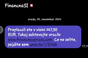 Pazite se, prevaranti so na delu! Nesrečnika so z lažnim obvestilom o vračilu davka oskubili za kar 8000 evrov!