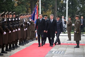 Predsednik Pahor v Zagrebu: Vesel sem, da je Hrvaška moj zadnji uradni obisk v tujini