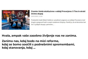 Mladi forum SD premierju Golobu: Veseli smo, da ste si našli sopotnico, ampak zanima nas, kdaj bodo reforme…