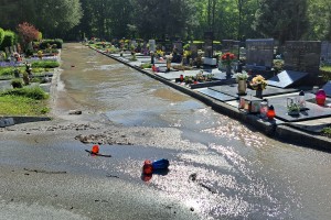 Posledice včerajšnjega neurja v Trbovljah (FOTO)