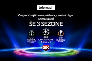 Telemach sporoča: Liga prvakov do leta 2027 na Sportklubu