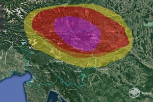 Oranžni alarm: Koroški in Štajerski grozijo huda neurja s točo!