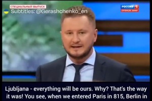 Putinov propagandist grozi: Zavzeli bomo Ljubljano! (VIDEO)