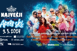 Po sobotni veleslalomski vitranški klasiki največji slovenski Après ski s parado glasbenih zvezd