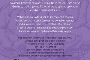 Za življenje z epilepsijo pet osnovnih pravil