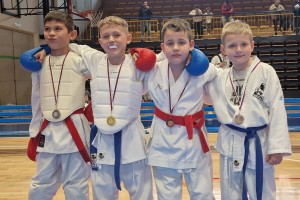 Prve medalje tudi najmlajšim karateistom
