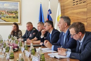 Srečanje župana z ministri ob vladnem obisku Posavja