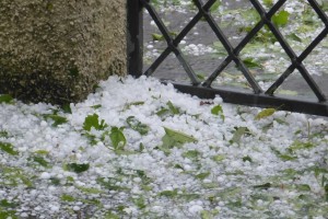 Toča, podrta drevesa, poplave: vreme bo podivjalo, oranžni alarm za večino države