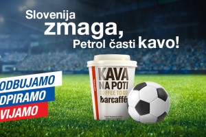 Slovenija zmaga, Petrol časti kavo!