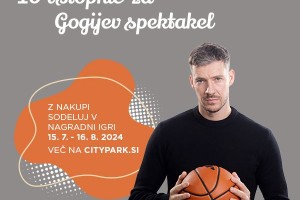 Za spektakel Gorana Dragića Citypark podarja 10 vstopnic