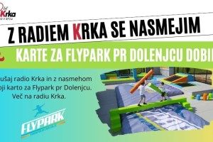 Z radiem Krka do najboljšega poletnega skakanja v Flyparku pr Dolenjcu