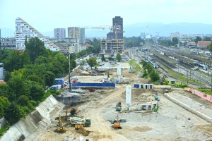 Poglejte, kaj se dogaja na gradbišču ljubljanske železniške postaje (FOTO)