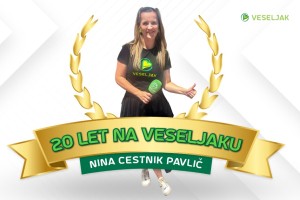 Nina Cestnik Pavlič - 20 let na Veseljaku: Imam najboljšo službo na svetu!!