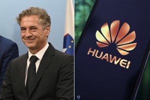 Skrivalnice v Golobovem kabinetu: nočejo razkriti identitete Slovencev, ki sta pri premierju lobirala za kitajski Huawei!