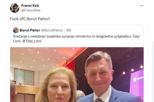 Franci Kek: Fuck off, Borut Pahor!