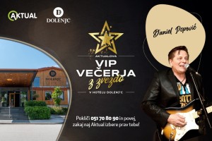 VIP večerja z Danielom Popovićem v Hotelu Dolenj'c