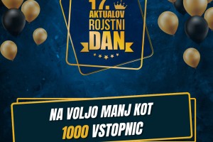 Manj kot tisoč vstopnic za Aktualov veliki koncert ob rojstnem dnevu