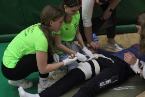 Ekipa PP OŠ Vavta vas in Ekipa PP OŠ Jožeta Gorjupa Kostanjevica na Krki na državno tekmovanje ekip prve pomoči