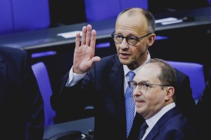 Šok v Bundestagu: Merz brez potrebne večine
