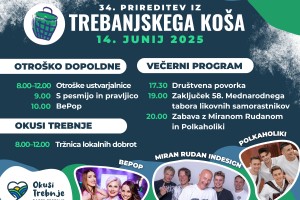 34. Trebanjski koš – praznik okusov, umetnosti in zabave