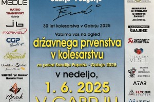 Gabrje v nedeljo v znamenju kolesarstva